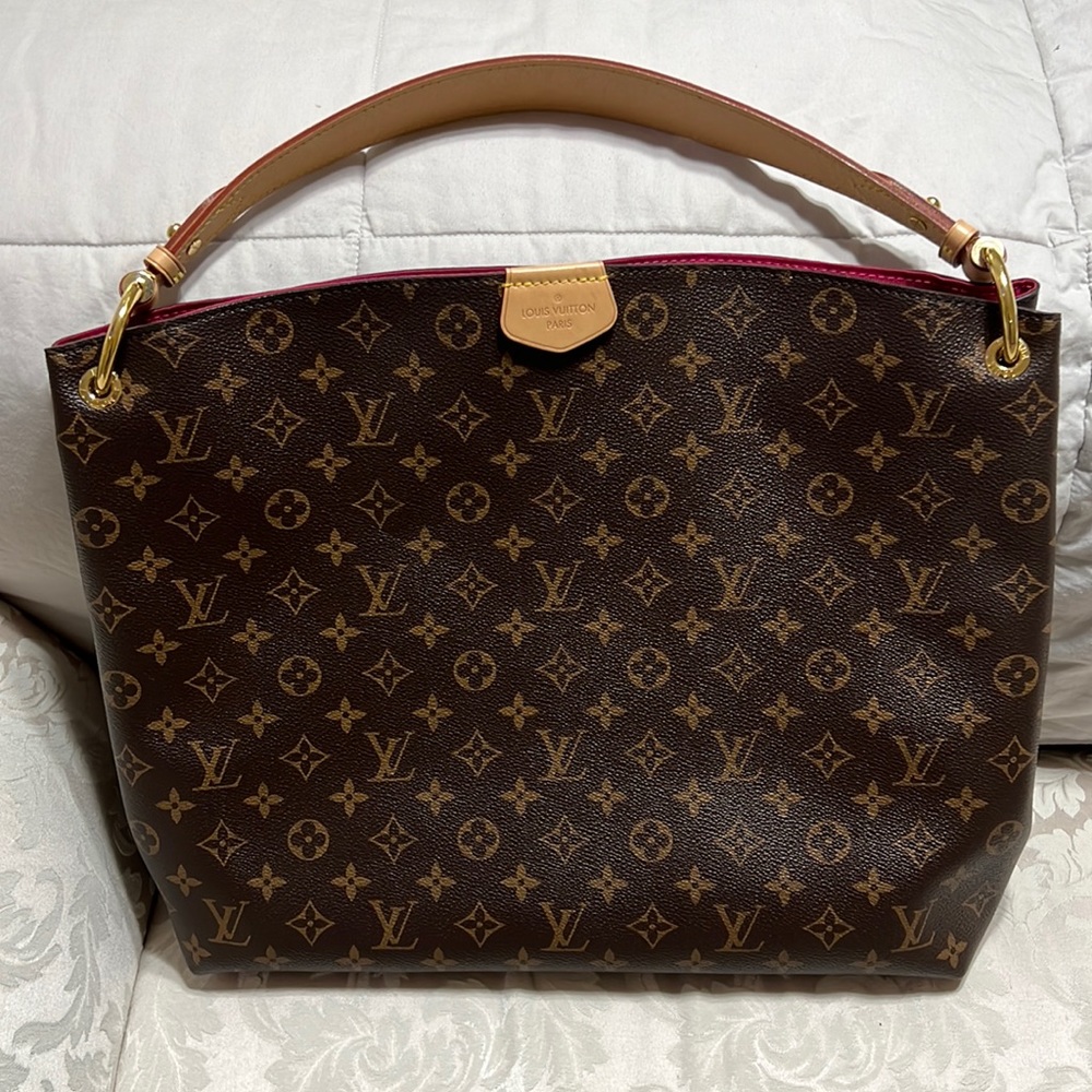 Louis Vuitton Graceful MM Authentic Handbag.